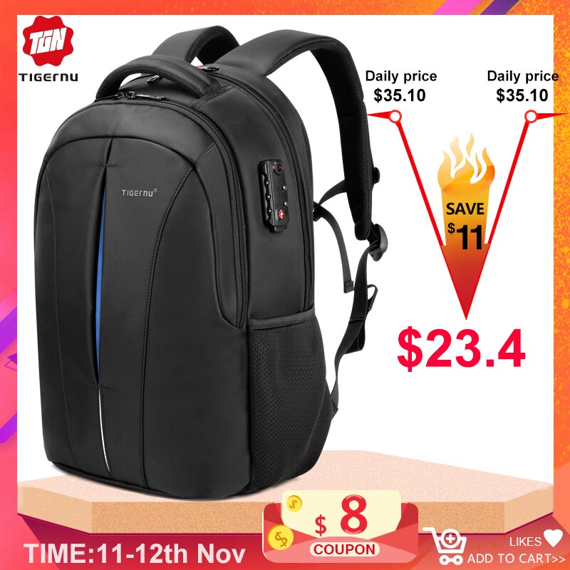 PREMIUM ANTI-THEFT LAPTOP BACKPACK WITH USB PORT